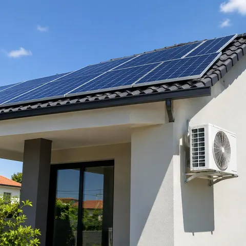 Casa com energia solar e ar-condicionado em Bauru
