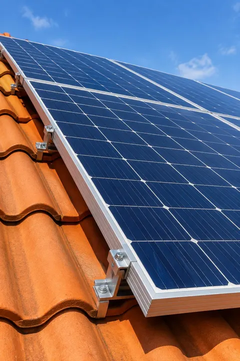 Placas solares em telha cerâmica em Bauru